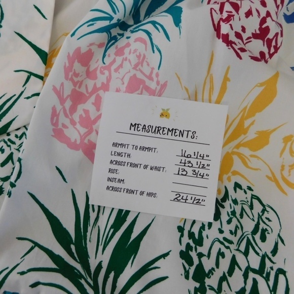 NWT!! MILLY Ellery Tiered Pineapple Print Midi Dress Poplin Colorful Size 8 - Picture 16 of 16